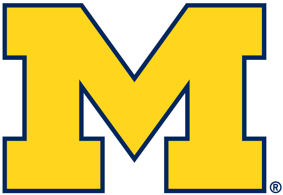 Michigan Wolverines logos iron-ons